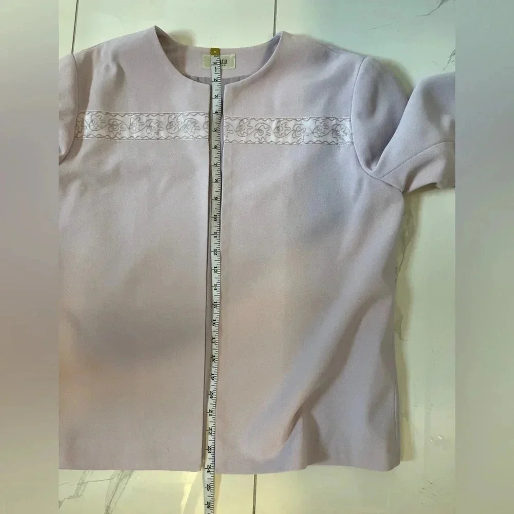 Laura Petites/ Blazer & dress set/ Soft lavender Colour/ Size US 10 - Picture 15 of 16